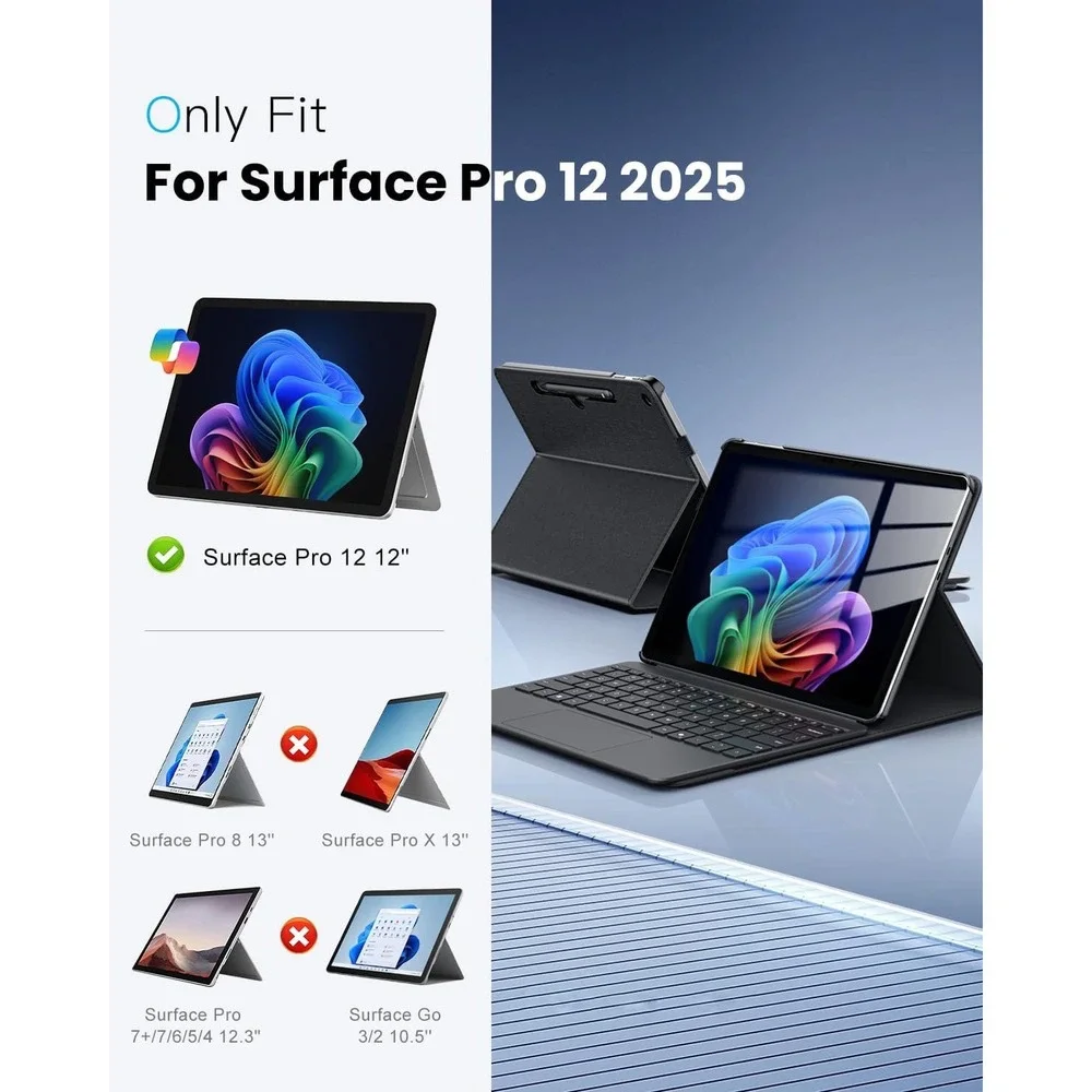 TiMOVO Surface Pro 12 Case 12